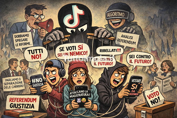 TikTok ha vinto il referendum: come l’algoritmo ha trasformato i ragazzi in un esercito del No.