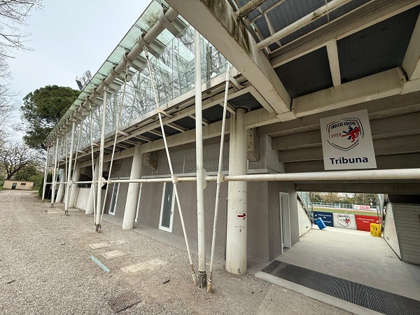 Stadio Romeo Galli, conclusi i lavori da 295 mila euro alla sottotribuna