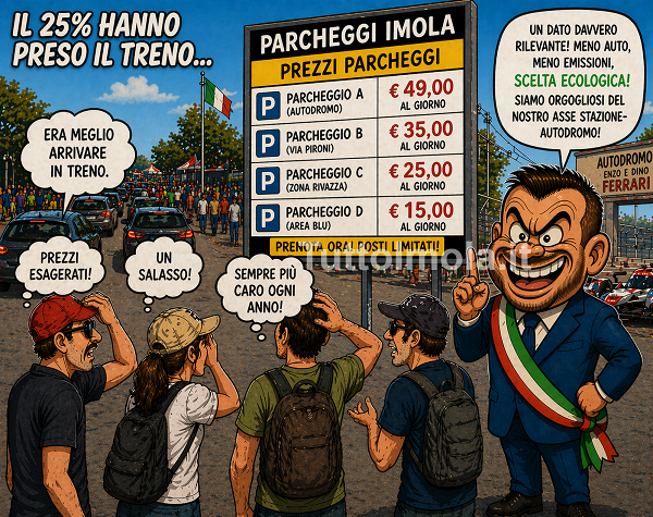 Imola, mentre si festeggia il 25% in treno, sui social la realtà veniva raccontata in un altro modo