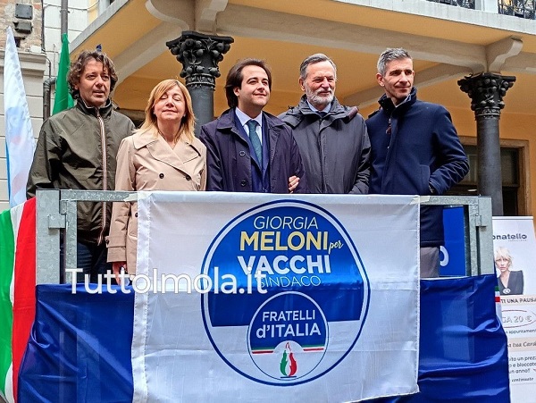 Imola, centrodestra all’attacco: il sottosegretario alla Giustizia Balboni, il senatore Lisei, Evangelisti e Carapia in campo per Nicolas Vacchi