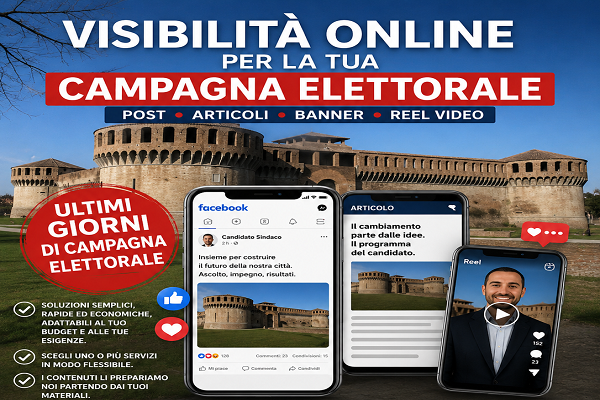 TuttoImola.it offre servizi pubblicitari per la campagna elettorale
