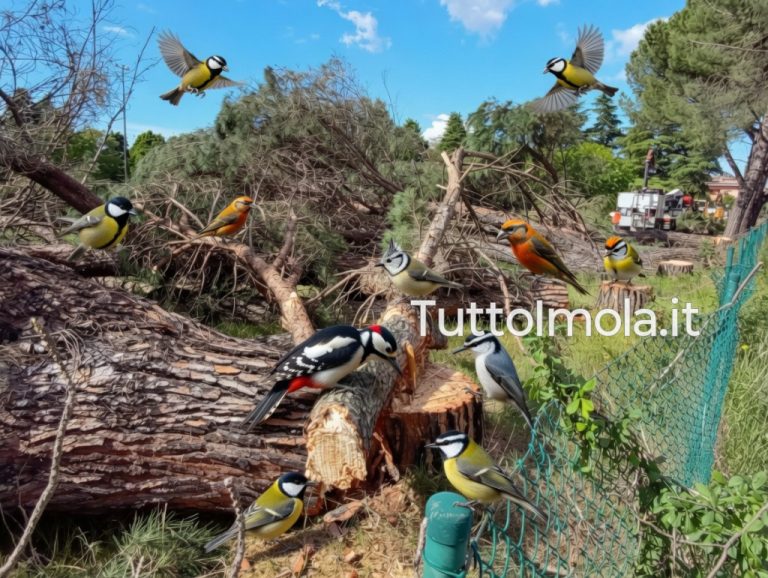 Cince mora, Cinciallegra, Cince dal ciuffo, Regoli, Fiorrancini, Picchi rossi e Crocieri: ecco quali uccelli nidificavano nei pini abbattuti a Imola, i nidi spezzati che nessuno potrà più sentire cantare