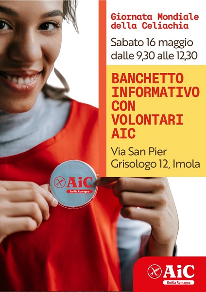 Imola, arriva il banchetto AIC: scopri i segnali nascosti della celiachia