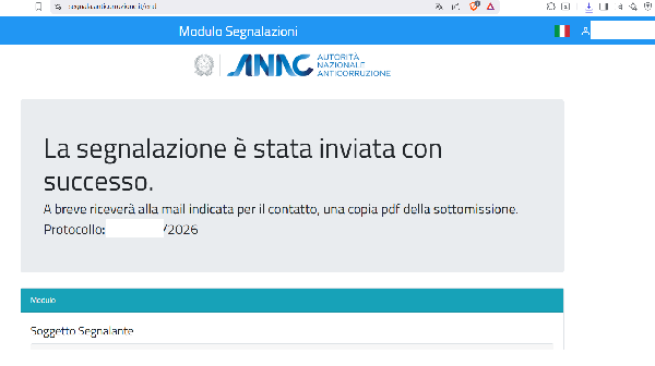 ANAC alla faccia della trasparenza – Segnalare possibili conflitti di interessi è diventato un esame di burocrazia