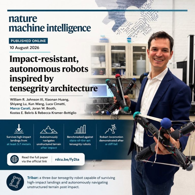 Dal consiglio comunale di Imola a Nature Machine Intelligence: il consigliere FdI Marco Carati co-autore di uno studio sui robot resistenti agli impatti
